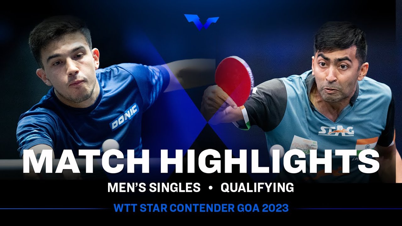 Harmeet Desai vs Horacio Cifuentes | MS Qual | WTT Star Contender Goa 2023