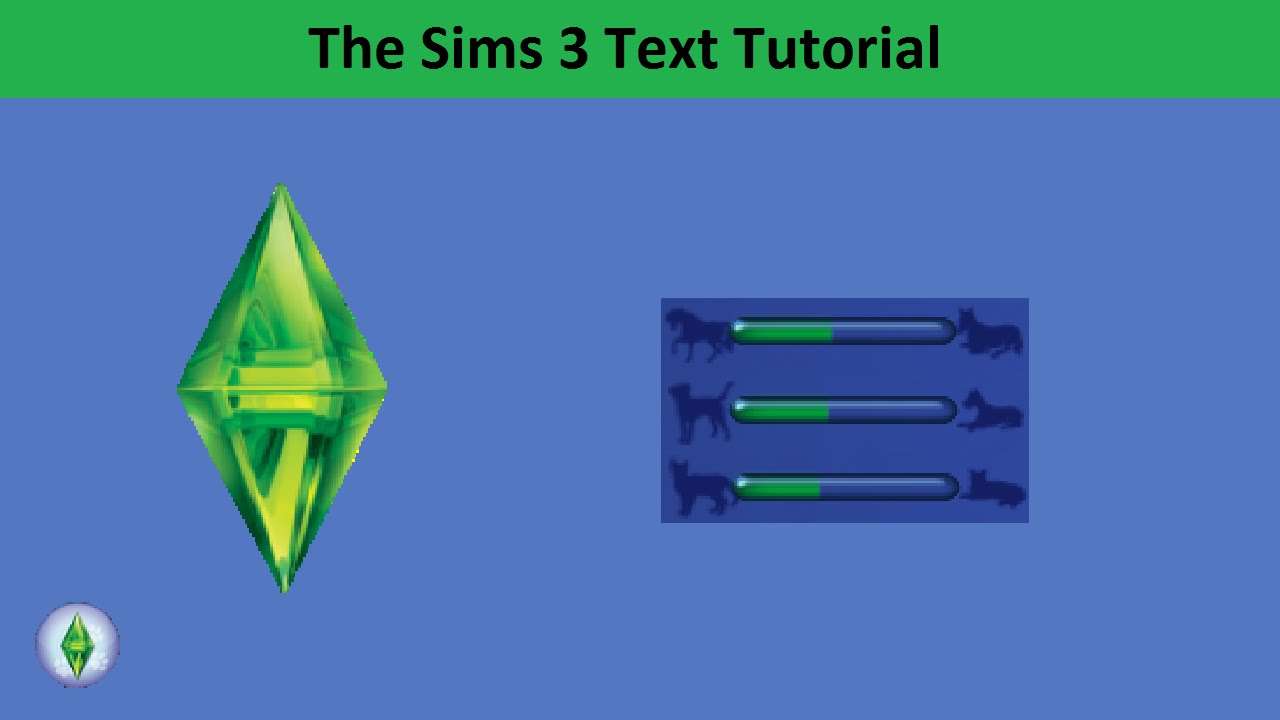 The Sims 3 Text Tutorial: Pet Aging