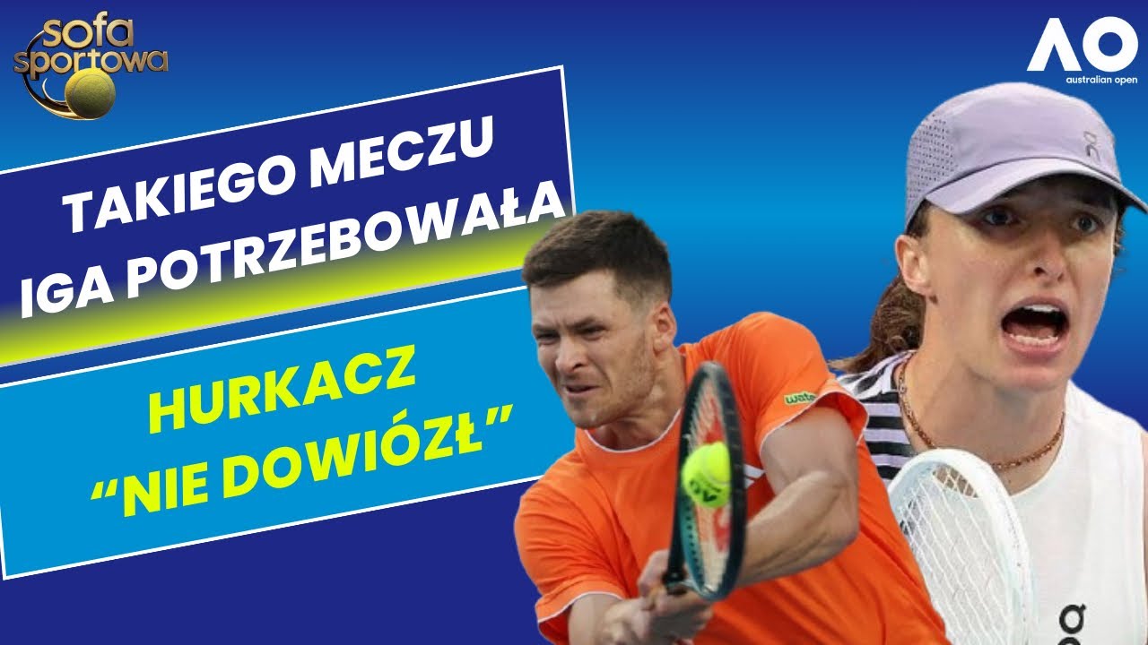 IGĘ ŚWIĄTEK CZEKA POWAŻNY SPRAWDZIAN, NIEMIŁA NIESPODZIANKA W MECZU HURKACZA.