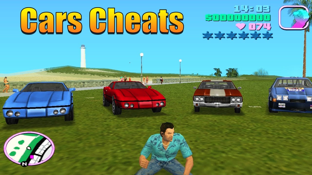 GTA Vice City Cars Cheats (All Cars Cheat Codes)