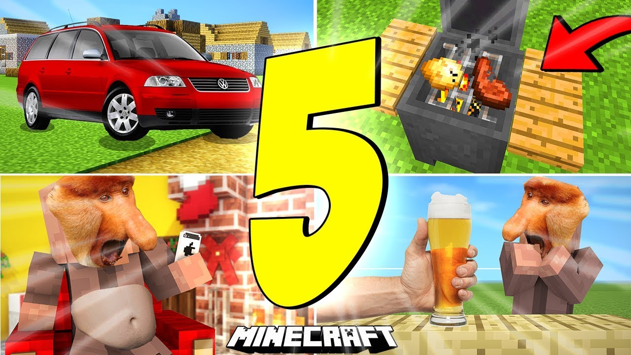 5 MODÓW DLA TYPOWEGO JANUSZA W HISTORII MINECRAFT!