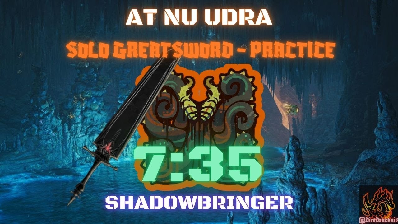 Arch-tempered Nu Udra Solo Greatsword (7:35)