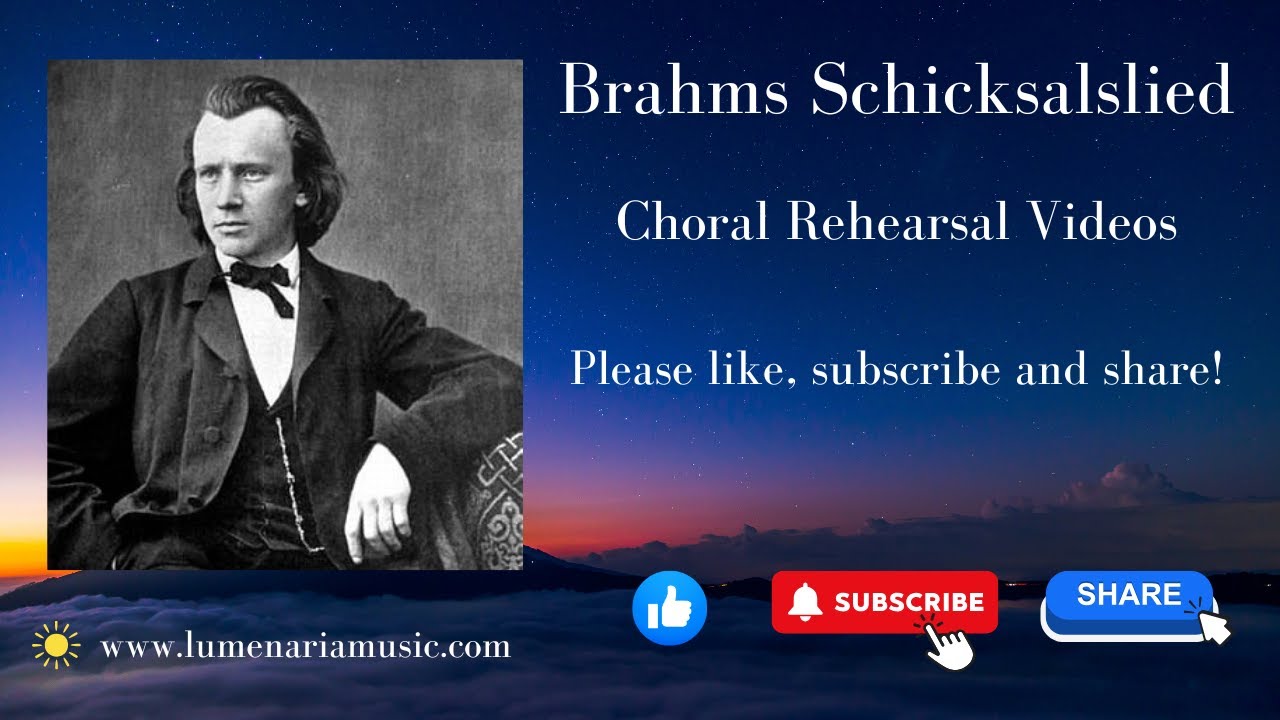 Brahms Schicksalslied 1 staff alto