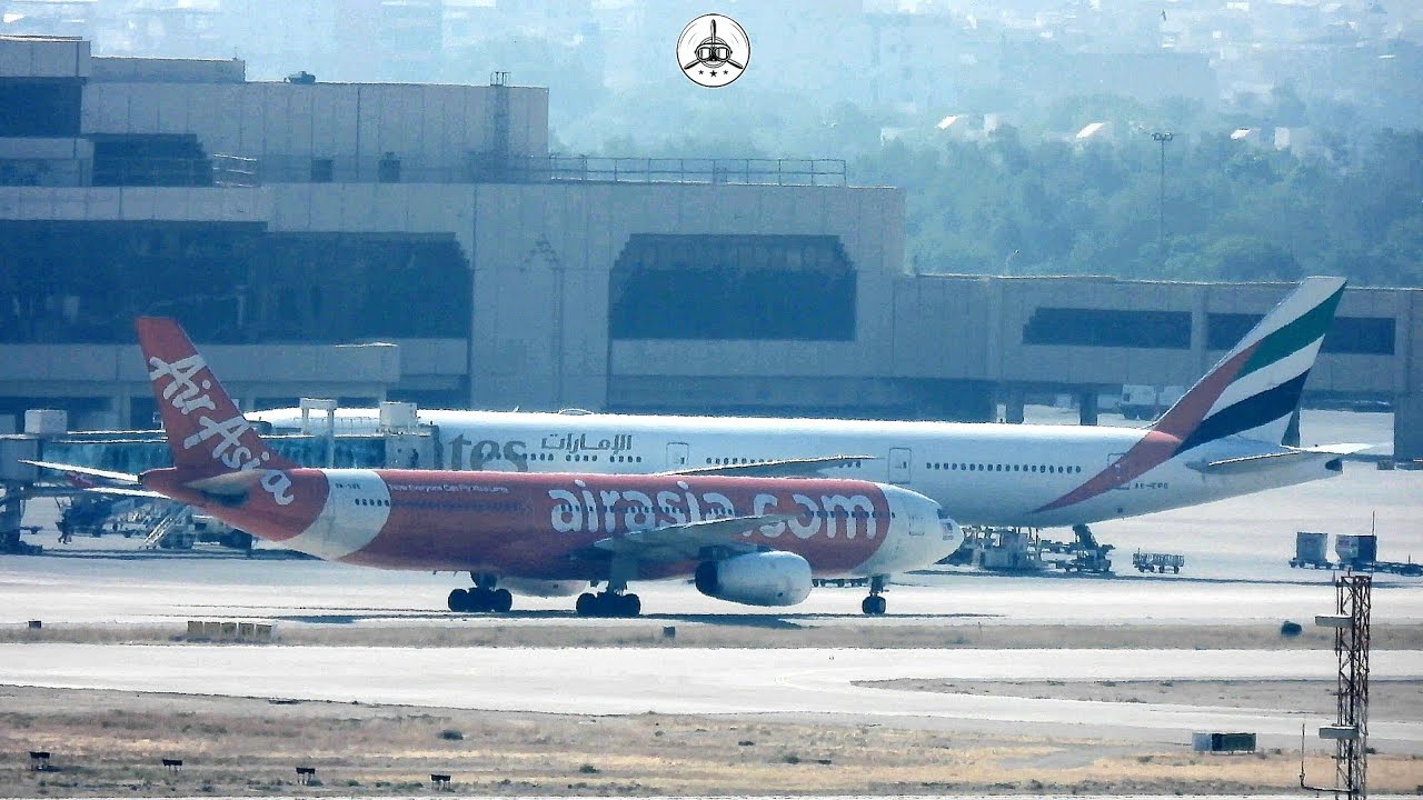 Mid Day Sunday Plane Spotting at Karachi Airport
