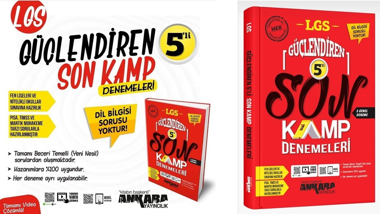 Ankara Yayınları LGS Son Kamp Denemeleri 5li