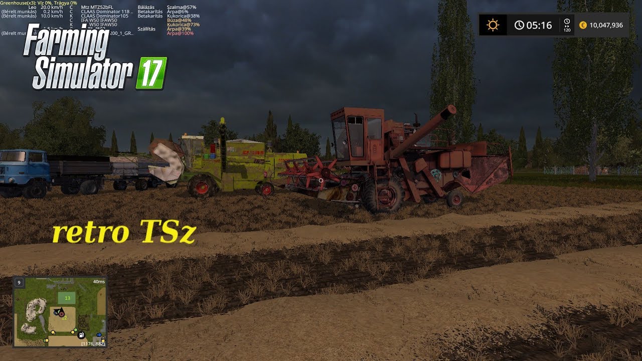 Farming Simulator 17 #45  Retro t&eacute;esz