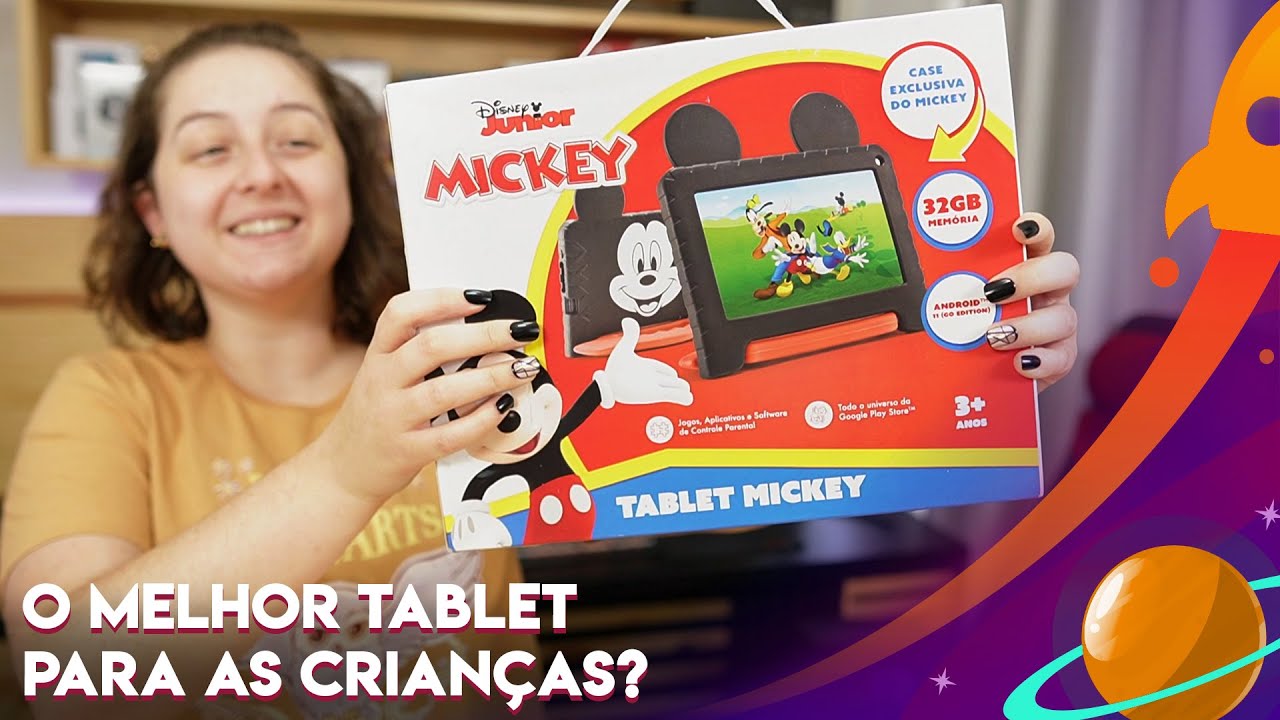 TABLET MULTILASER M7 MICKEY: O MELHOR TABLET PARA AS CRIANÇAS? (UNBOXING COMPLETO)