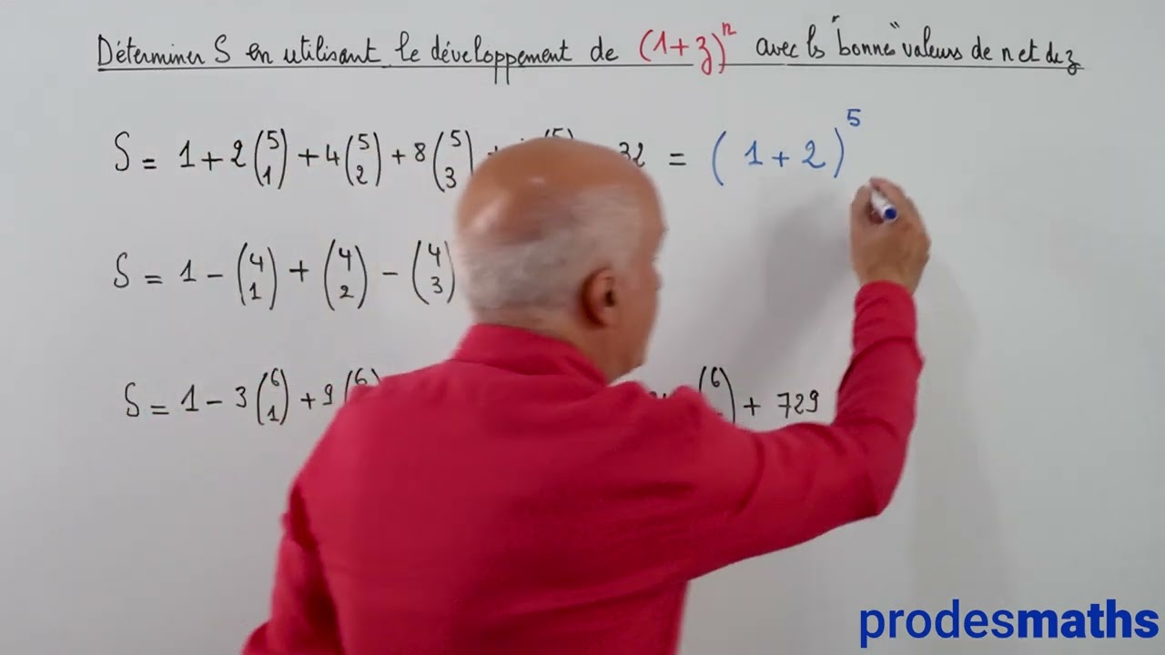 Expert - Nb Complexes - Formule du binôme - Ex