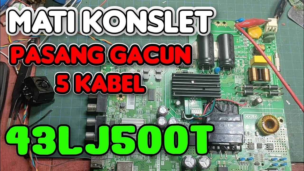 Телевизор LG LED 43 дюйма, короткое замыкание, полностью неисправен #43lj500t #gacun5kabel #36l11...