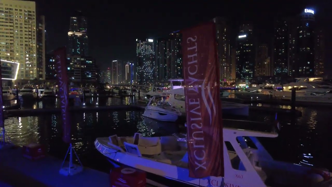 Sound`s of Dubai UAE - Dubai Marina Night Embankment - 27.03.2025