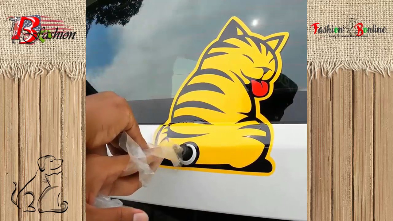 REAR WIPER CAT DECAL - 61% OFF TODAY!