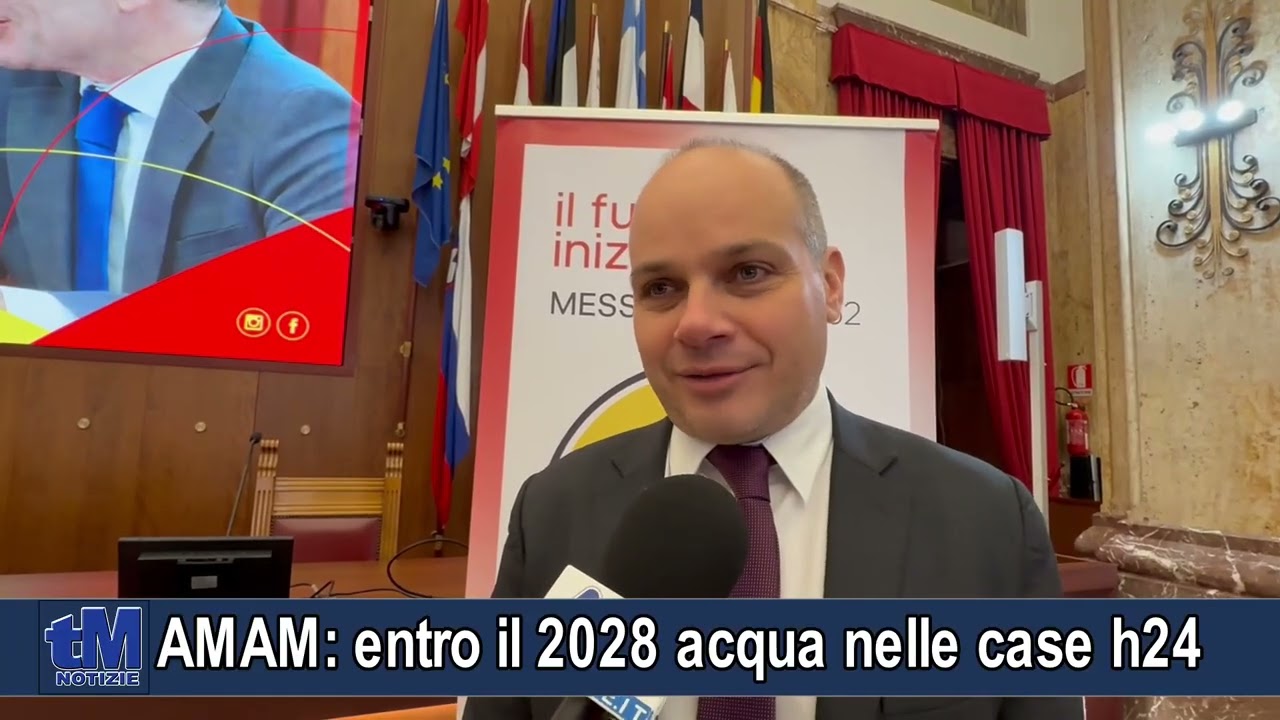 AMAM: entro il 2028 acqua nelle case h24