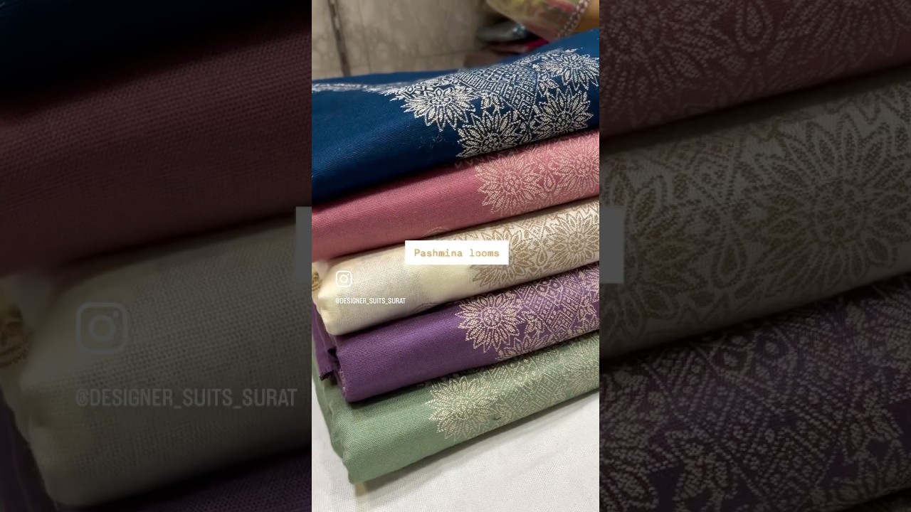 Fancy pashmina suits - at best wholesale price