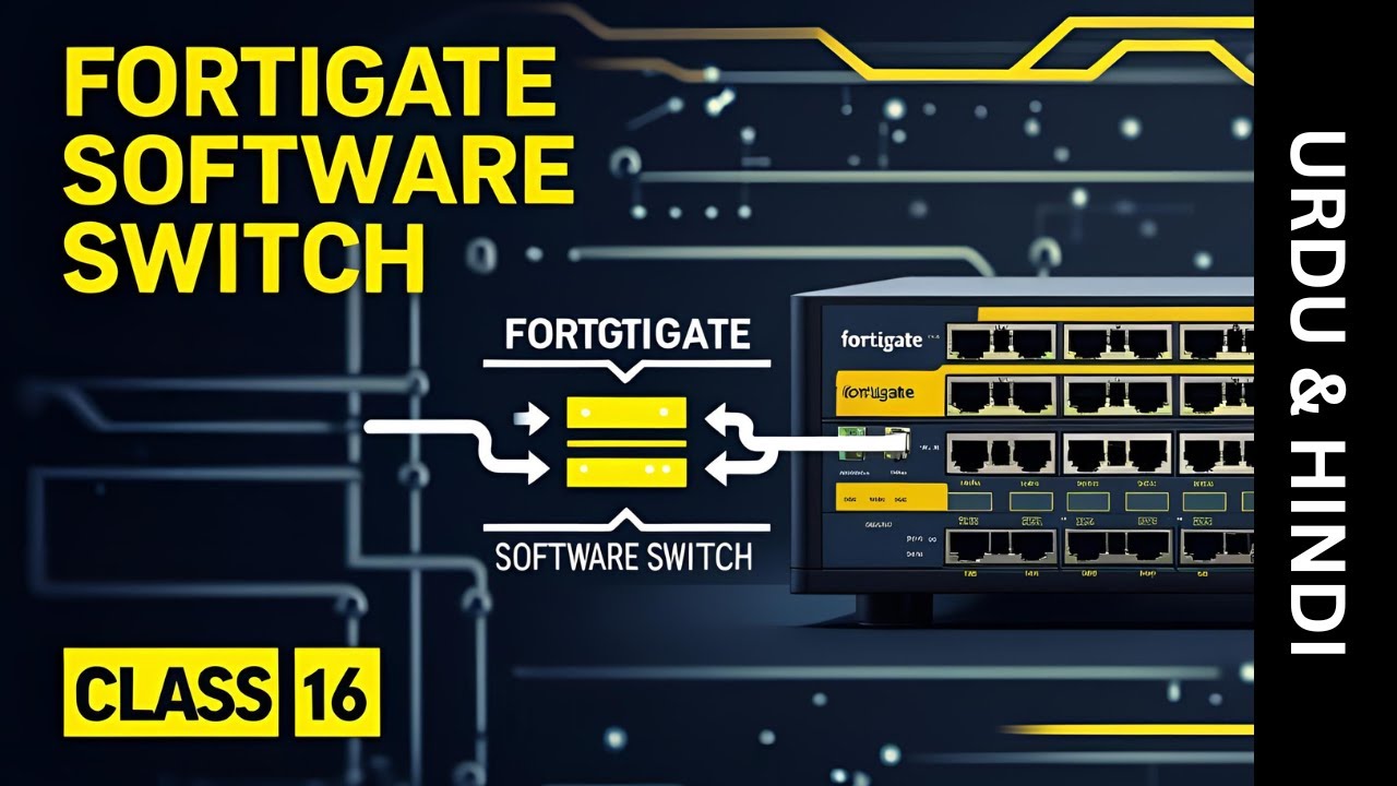 How to Configure Software Switch in FortiGate Firewall | Class 16 | Fortinet Tutorial