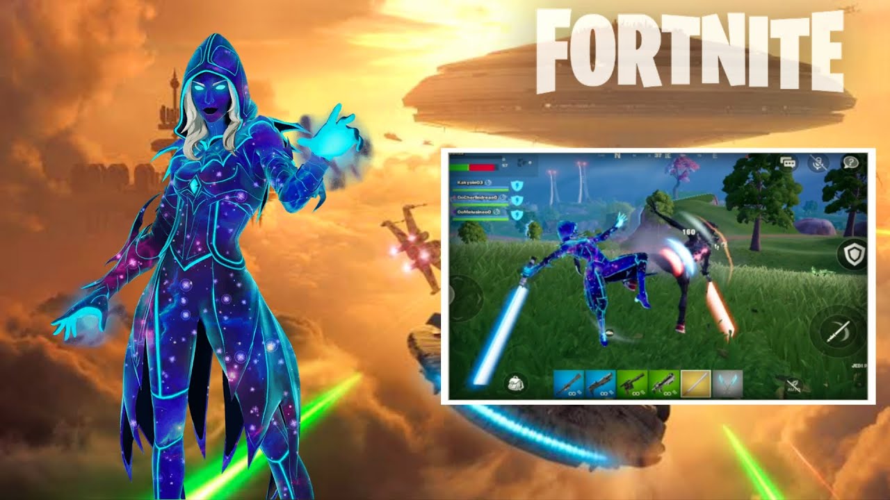 FORTNITE STARWARS SEASON UPDATE IS AMAZING ON MOBILE!🔥🔥
