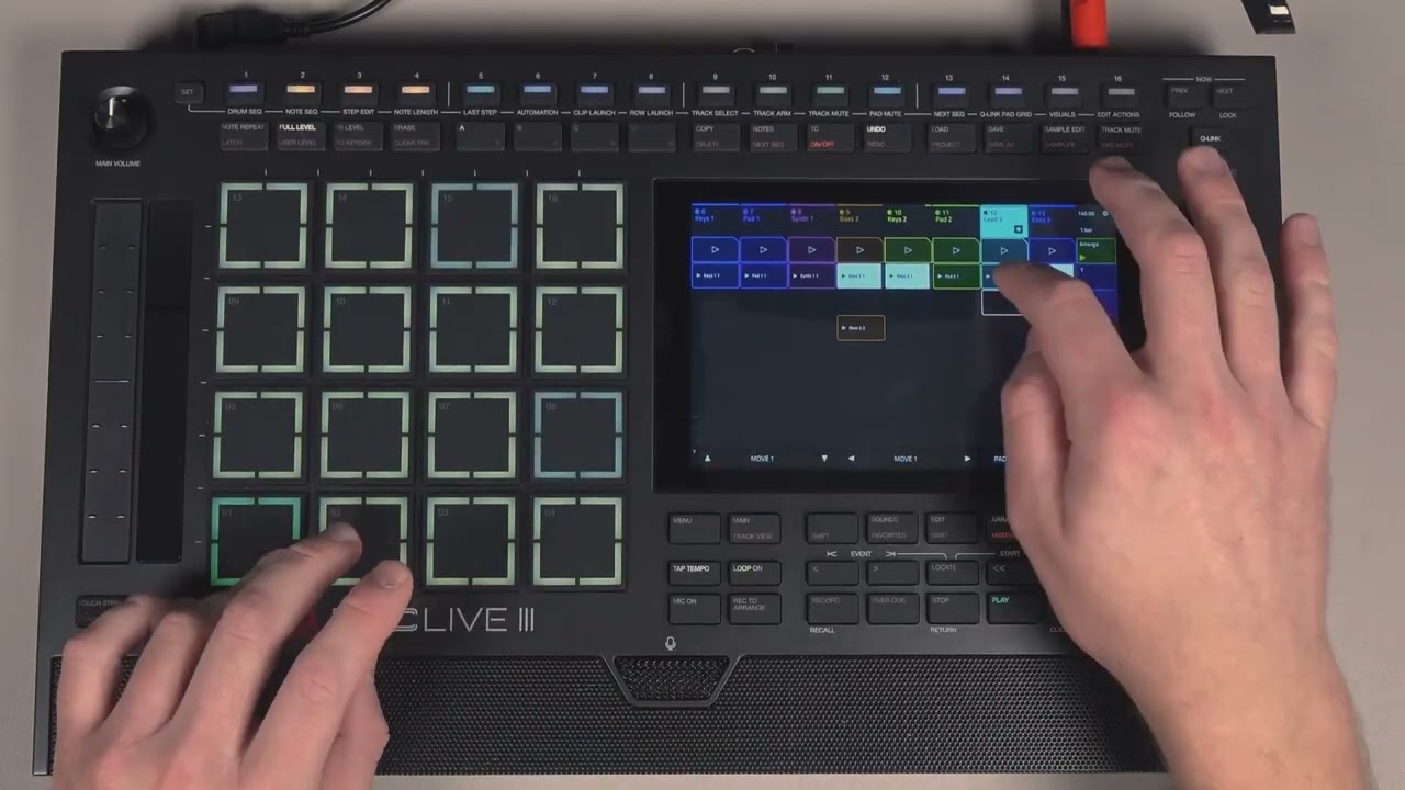Techno Improvisation on the MPC live 3