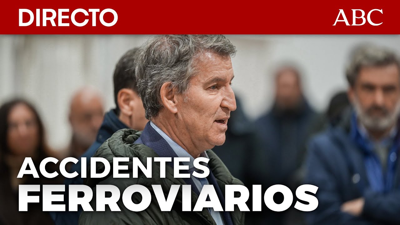 🔴DIRECTO | RUEDA DE PRENSA de FEIJÓO tras la REUNIÓN de seguimiento por los ACCIDENTES FERROVIARIOS