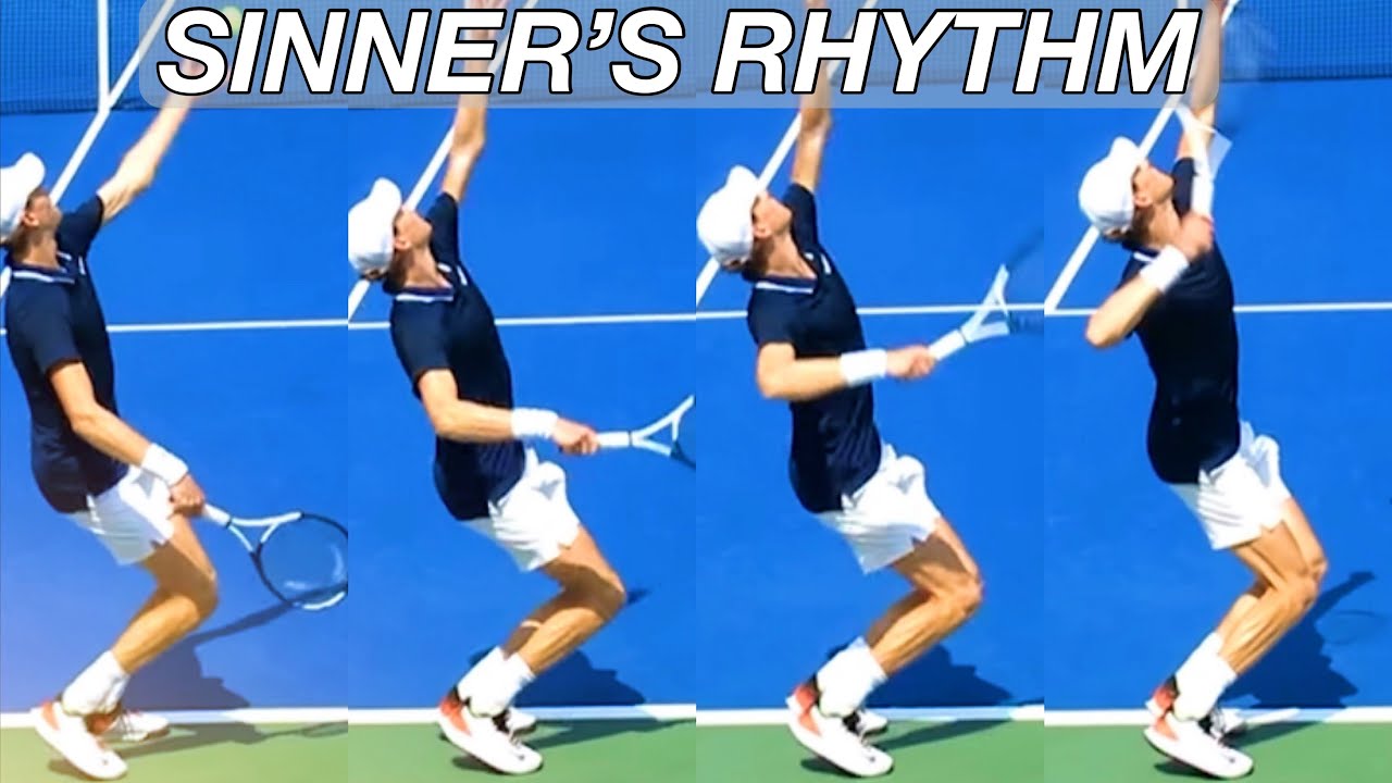 Jannik Sinner’s Intricate Serve Rhythm