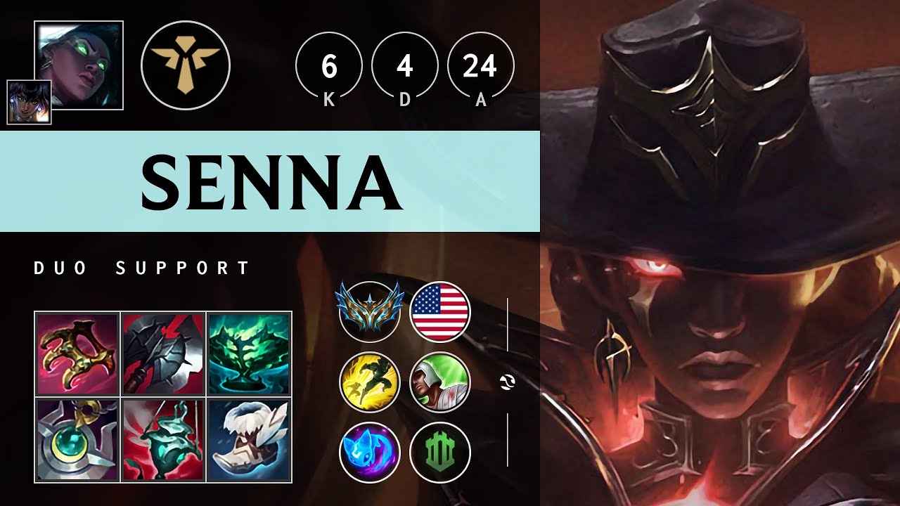Senna Support vs Soraka - NA Challenger Patch 14.18