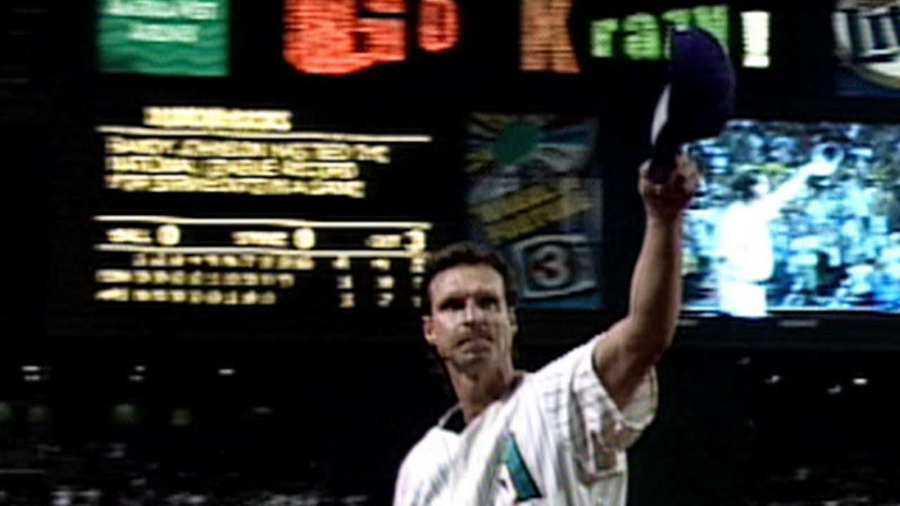 Big Unit strikes out 20 against the Reds