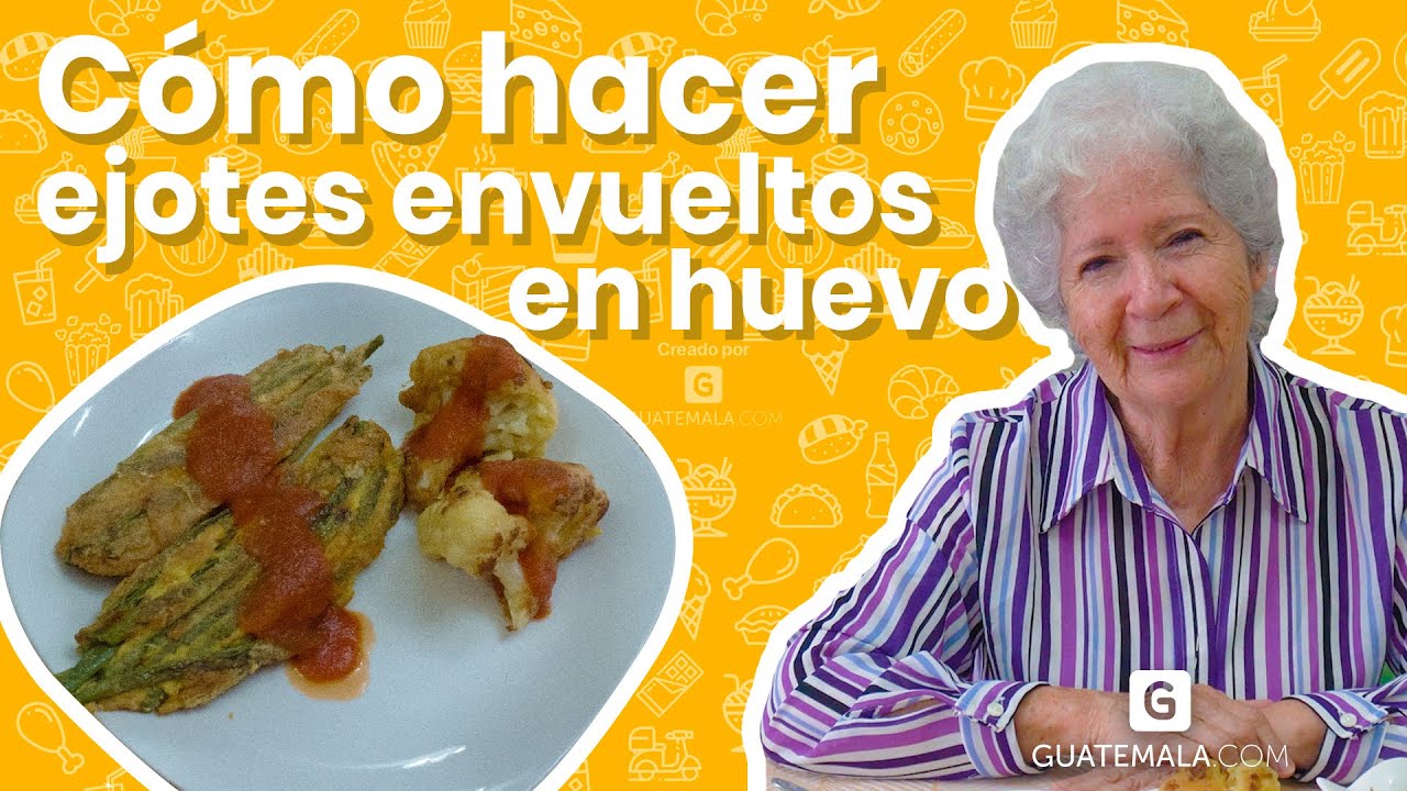 ¡Deliciosa receta de Ejotes envueltos en huevo!