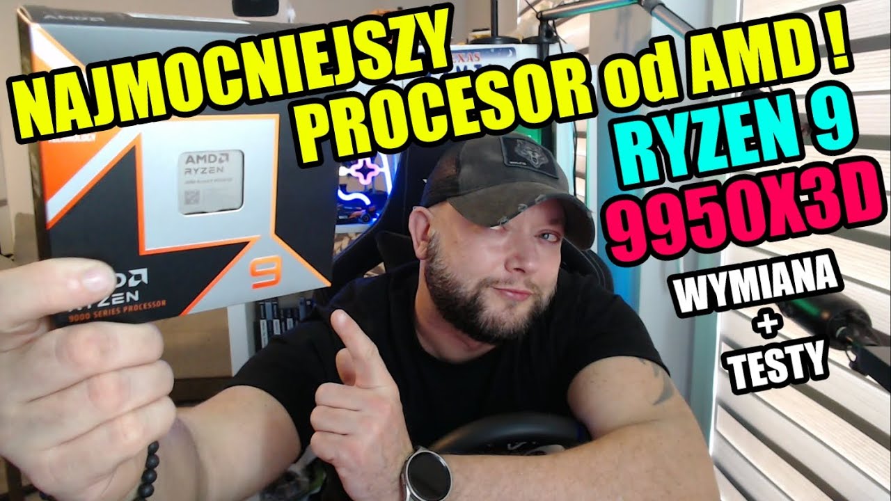RYZEN 9 9950X3D zmiana na najmocniejszy procesor od AMD ❗