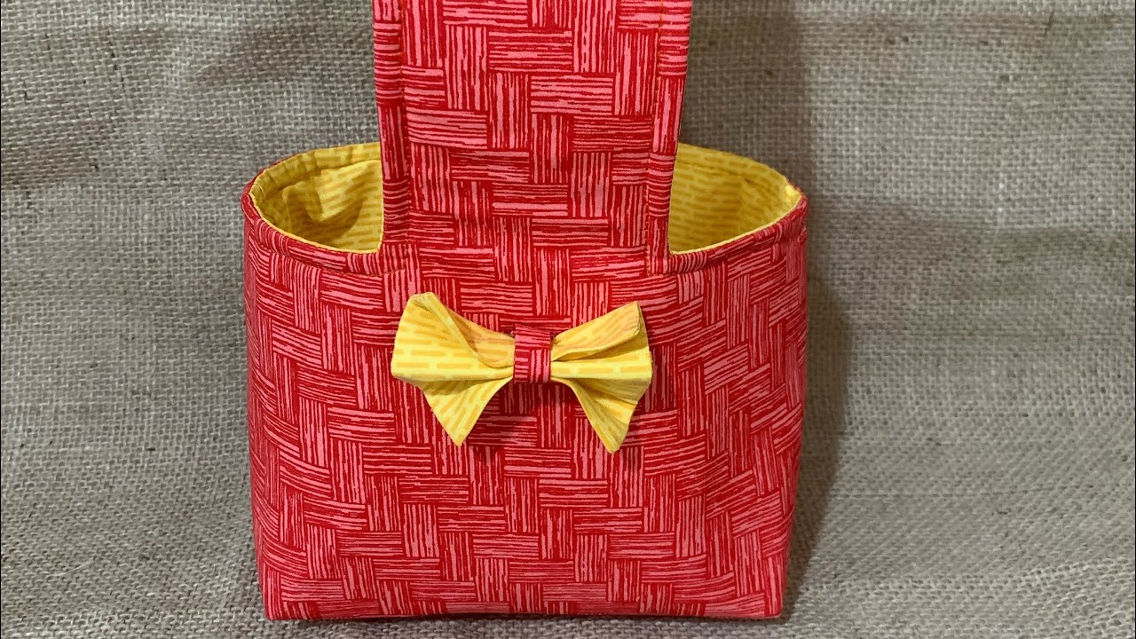 Cesta de páscoa laço