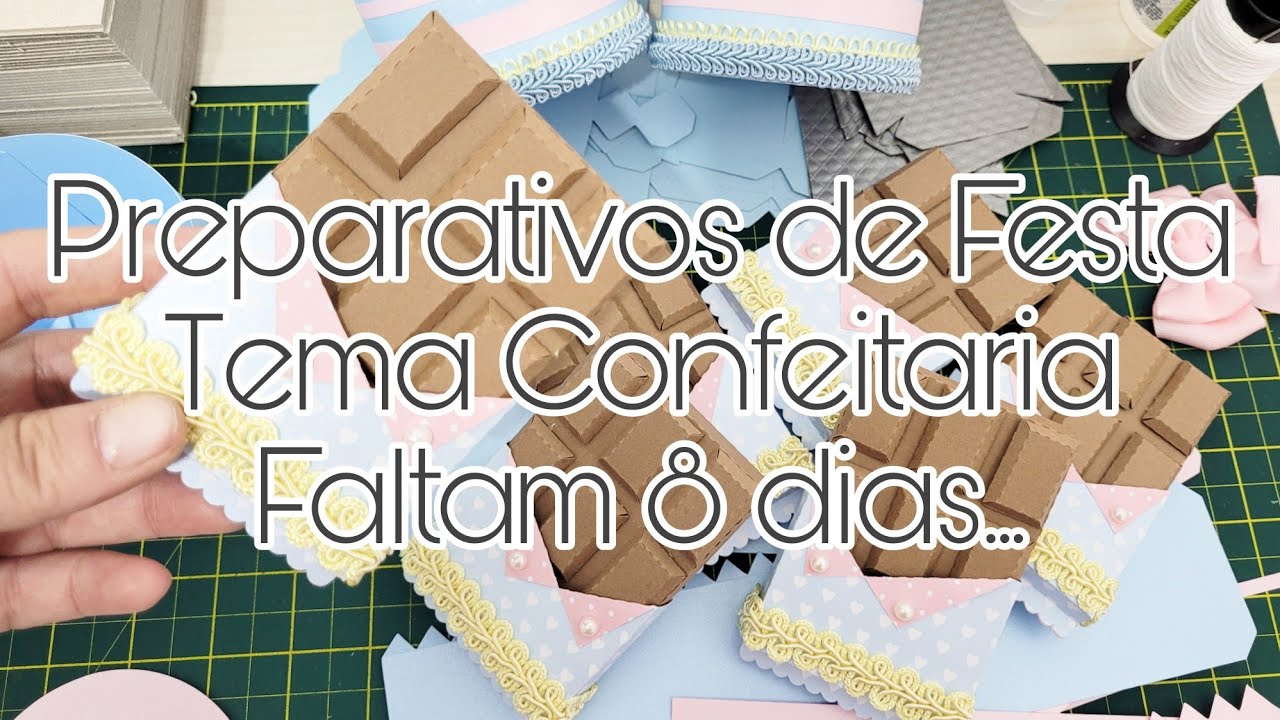 Vlogão Preparativos de Festa Tema Confeitaria - Faltam  8 dias...