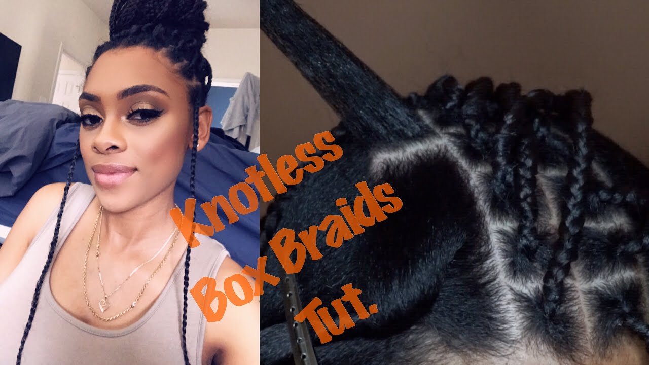 How I Do Knotless Box Braids On Myself| Shaaanelle