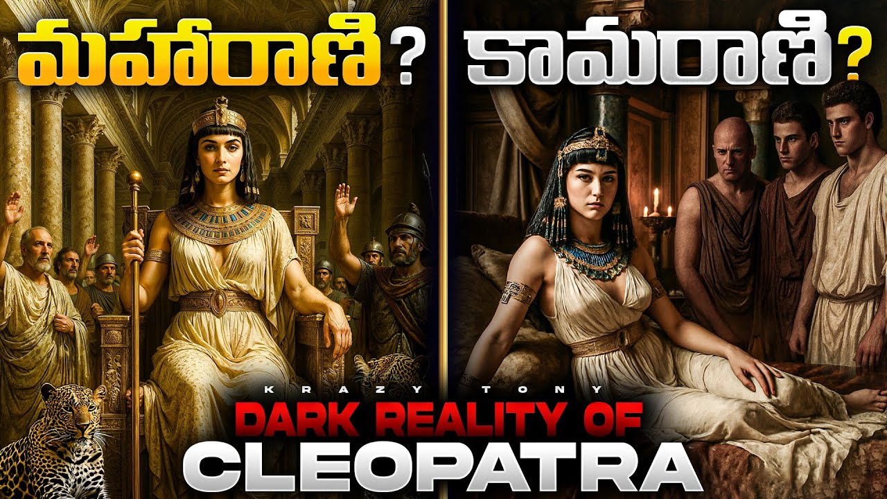 The Dark Reality of Cleopatra | Cleopatra Full History Explained in Telugu by @Krazy Tony