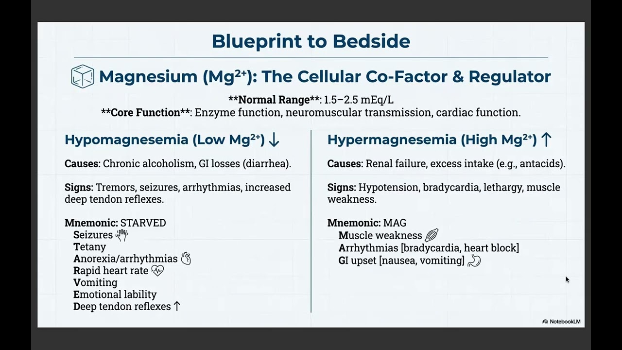 Fluid and Electrolyte Balance: Concepts and Management - Micro lecture