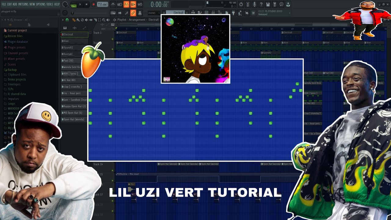 How Brandon Finessin and Supah Mario Make SPACEY Beats for Lil Uzi Vert! | FL Studio 20