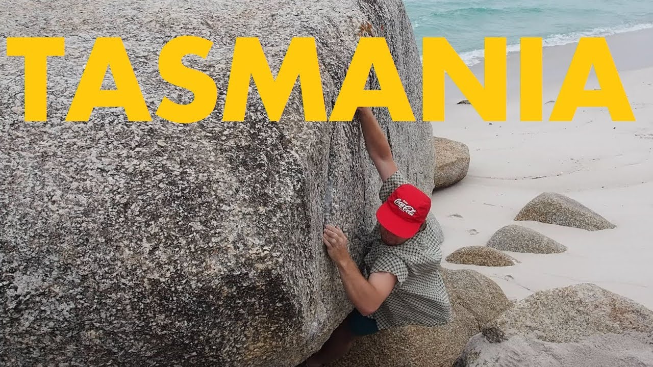 Bouldering around Tasmania