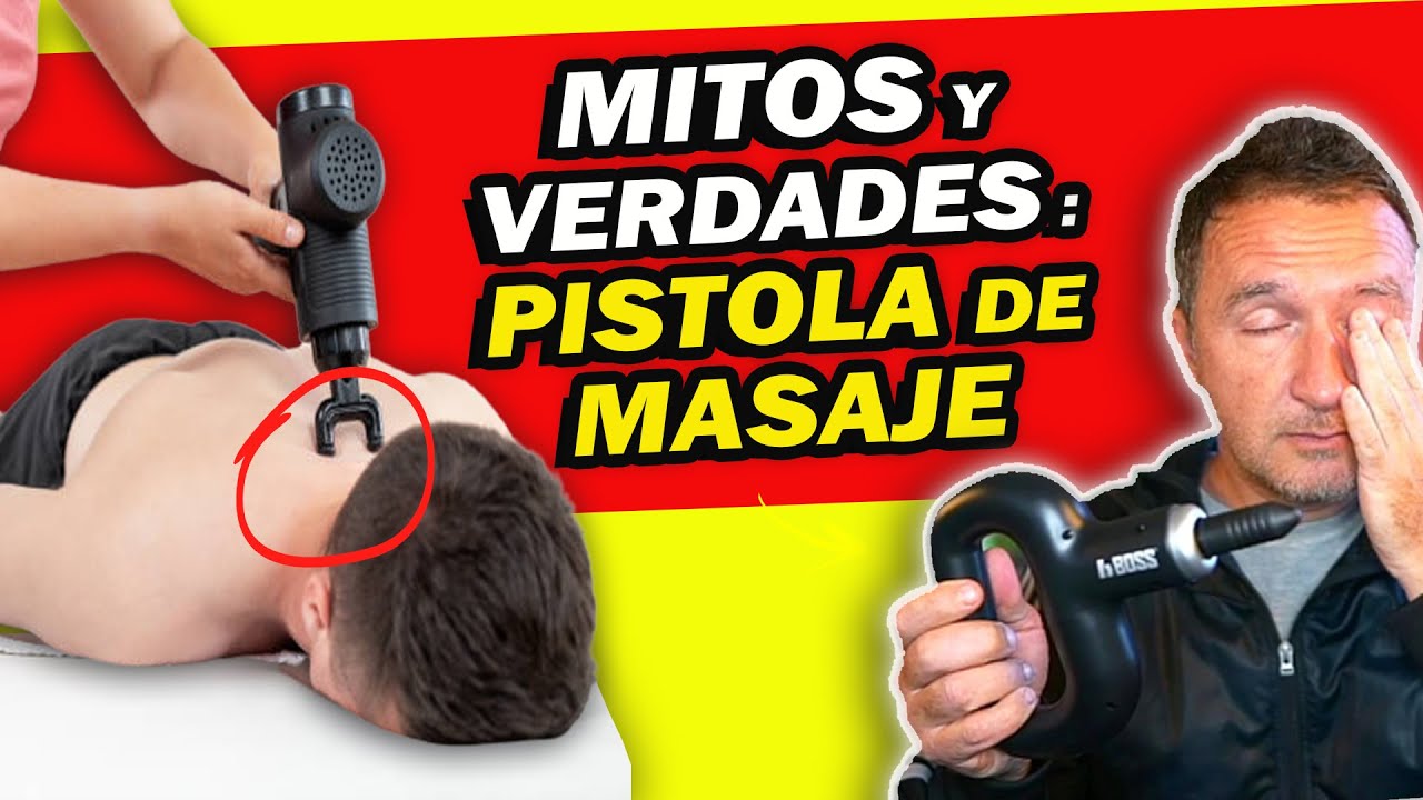 Cómo se usa la PISTOLA de 𝗠𝗔𝗦𝗔𝗝𝗘 𝗠𝗨𝗦𝗖𝗨𝗟𝗔𝗥 (❌ y CÓMO NO❌ !!!) MASAJE con Pistola de Percusión