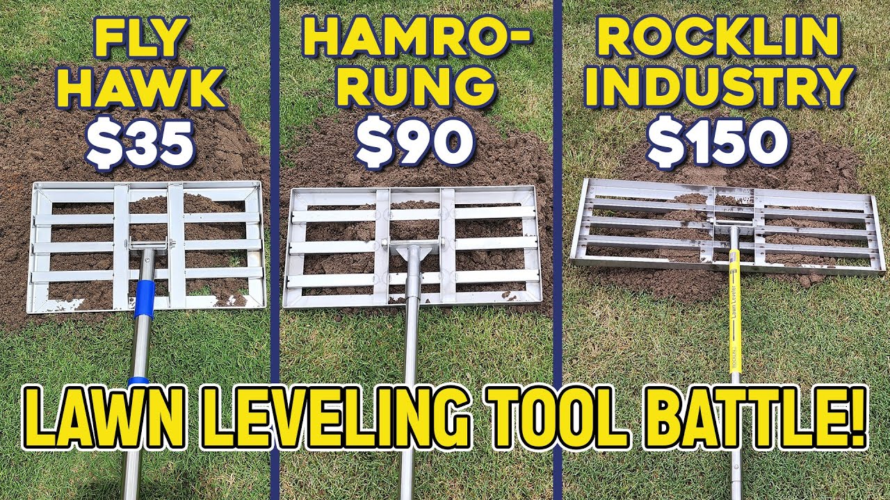 CHEAP versus EXPENSIVE Lawn Leveling Tools