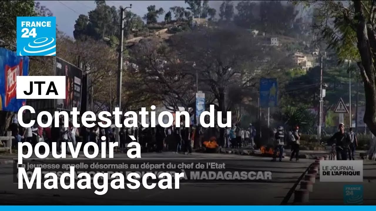 Madagascar: colère de la jeunesse, le pouvoir accuse une main étrangère • FRANCE 24