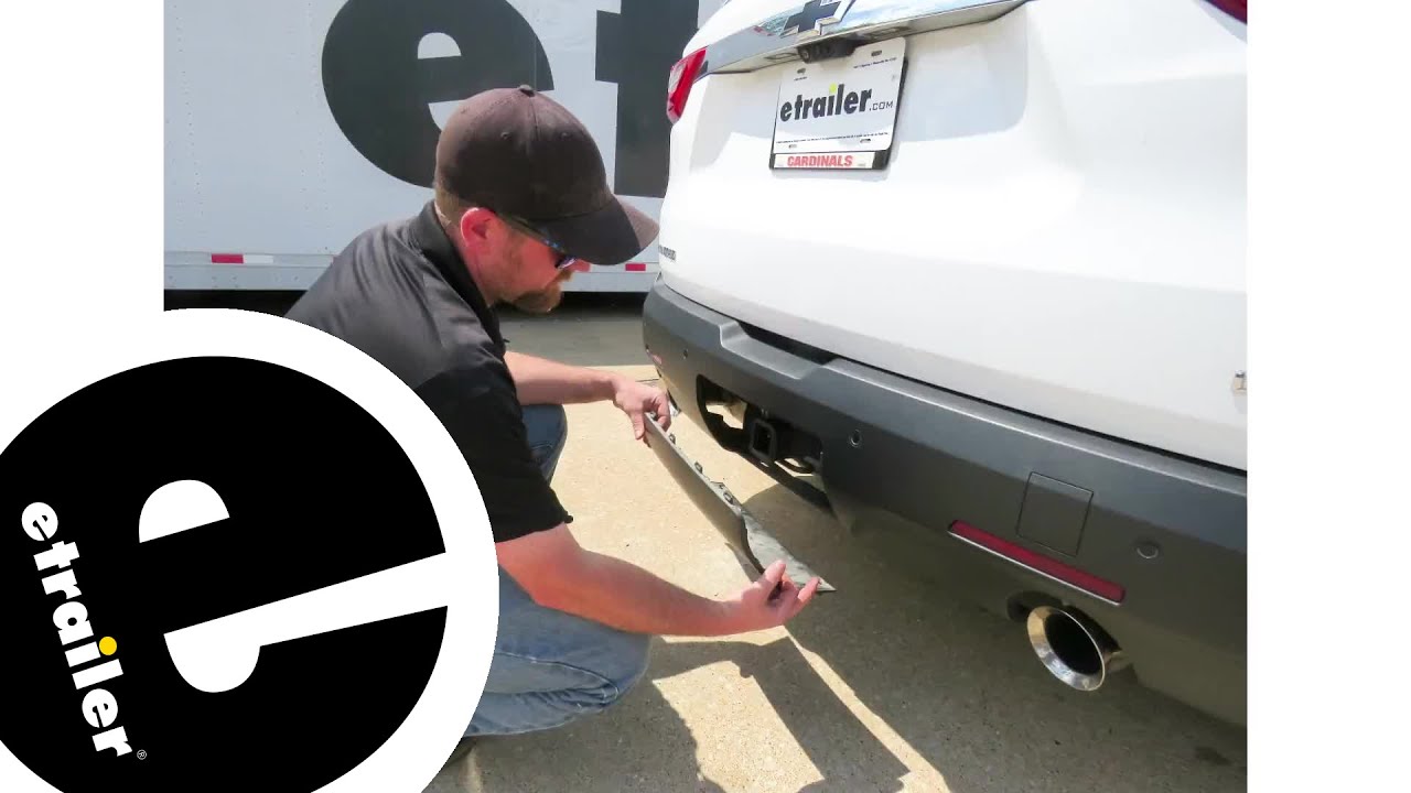 Install: etrailer Trailer Hitch Receiver on a 2020 Chevrolet Traverse