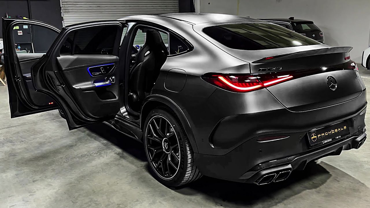 2024 Mercedes-AMG GLC 63S Coupe - Звук, интерьер и экстерьер