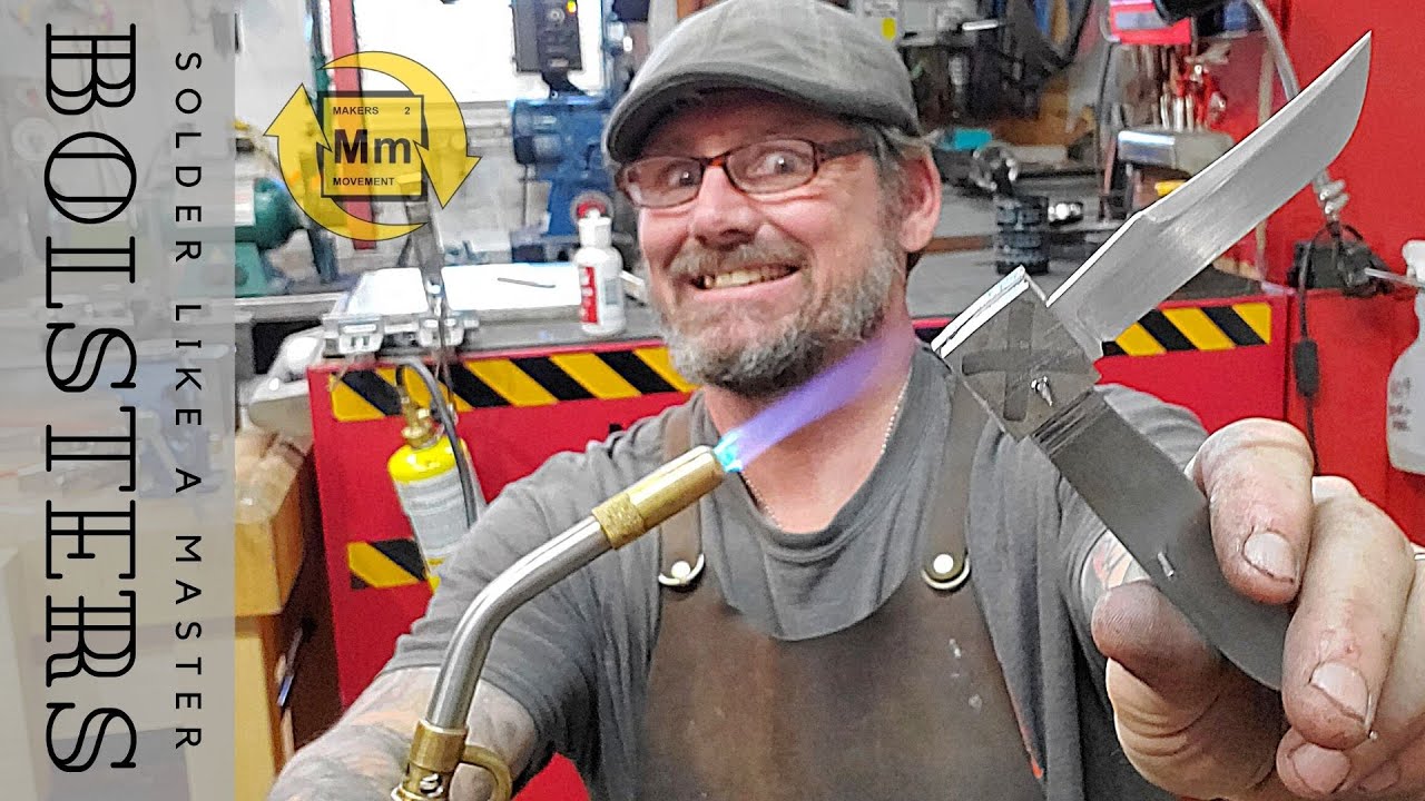 ПАЙКА БОЛСТЕРОВ | Как паять скользящие шарнирные болты (как настоящий мастер ножедел)