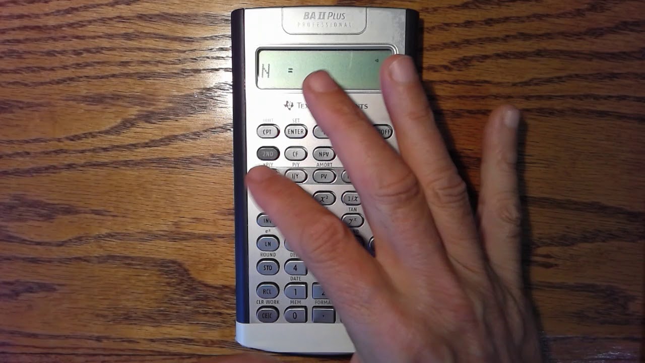 BAII Plus - Solving for Present Value