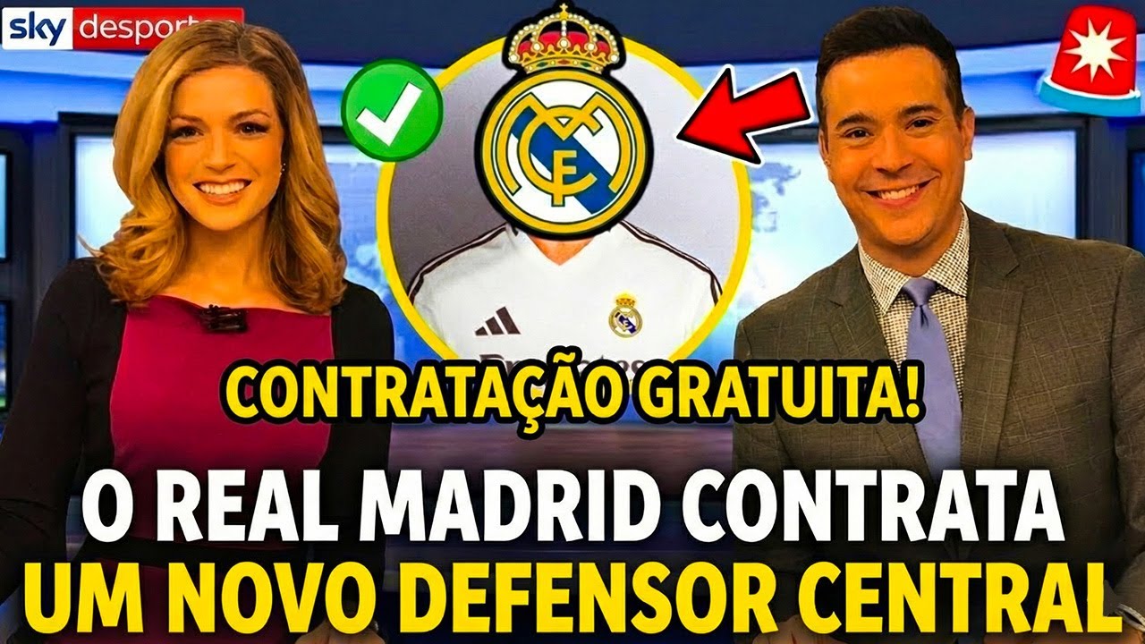 ✅OFICIAL! O REAL MADRID CONTRATOU UM NOVO DEFENSOR! EXCELENTE CONTRATAÇÃO! NOTÍCIAS DO REAL MADRID
