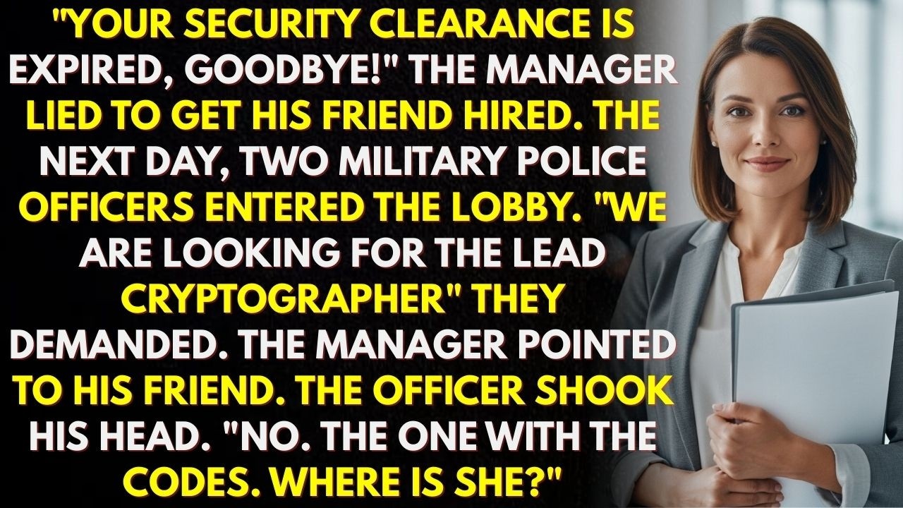 They Fired the Lead Cryptographer. The Military Police Arrived. ♟️ | #CorporateRevenge