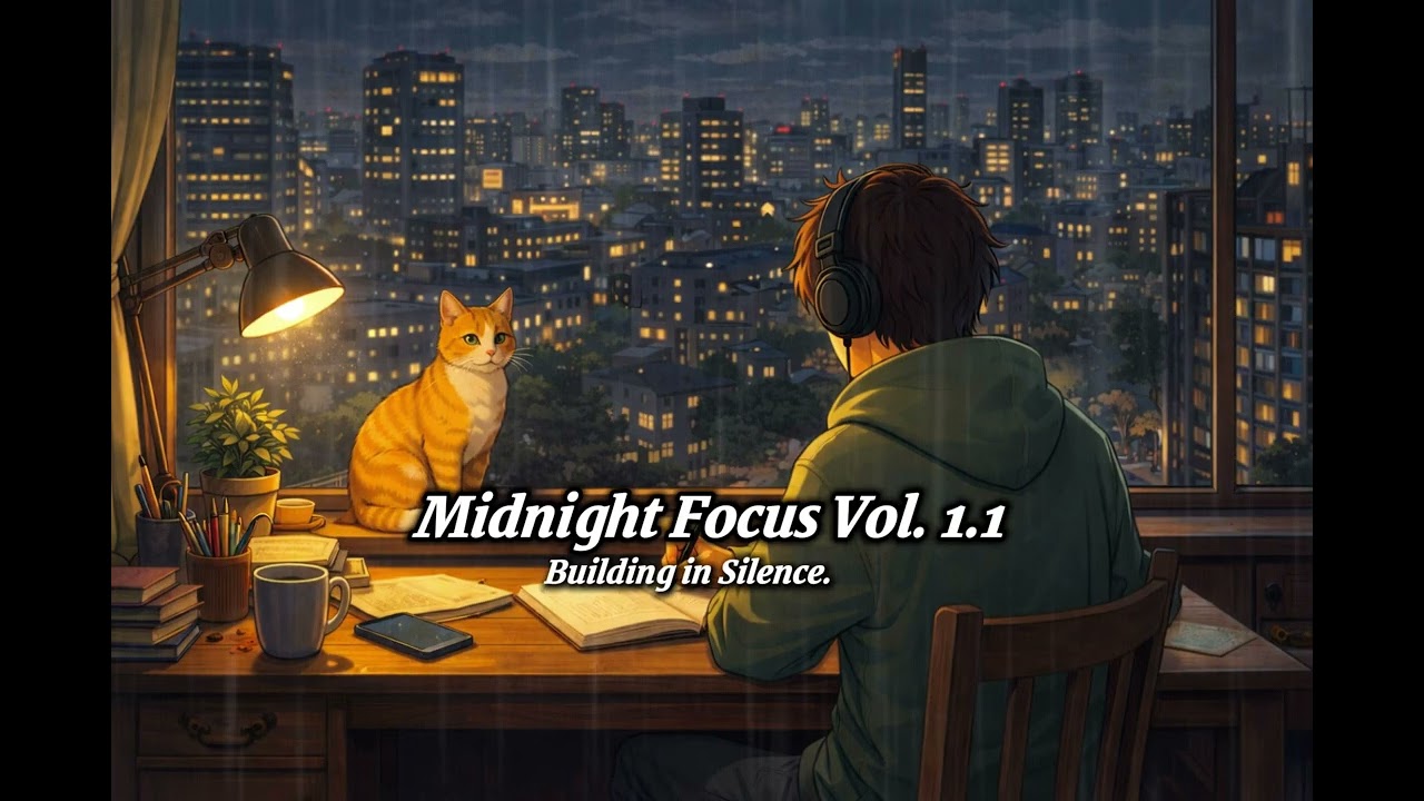 Rainy Midnight Lofi – 1 Hour Chill Beats to Study & Relax
