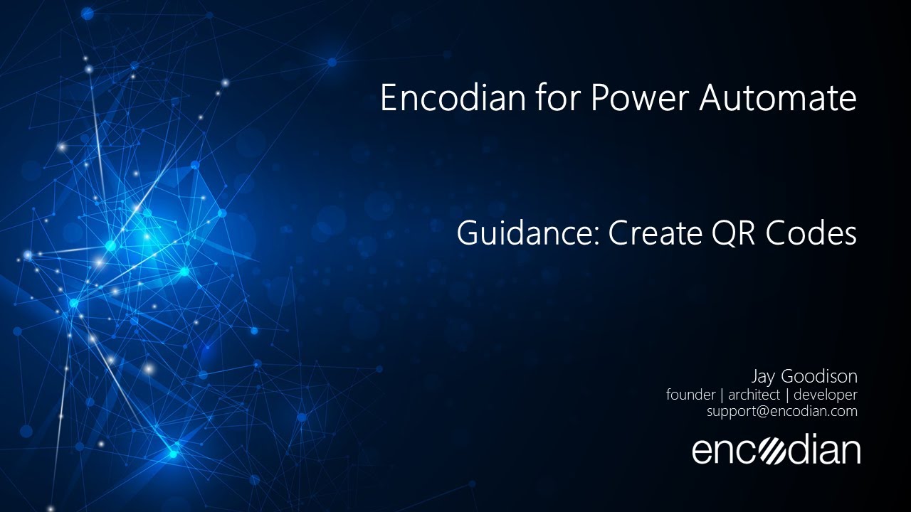 Create QR Codes with Power Automate and Encodian
