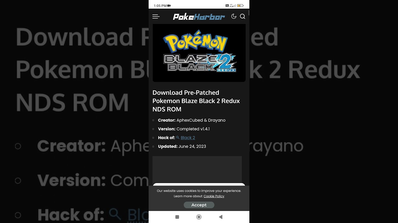 Download pokemon blaze black 2 redux on pokeharbor
