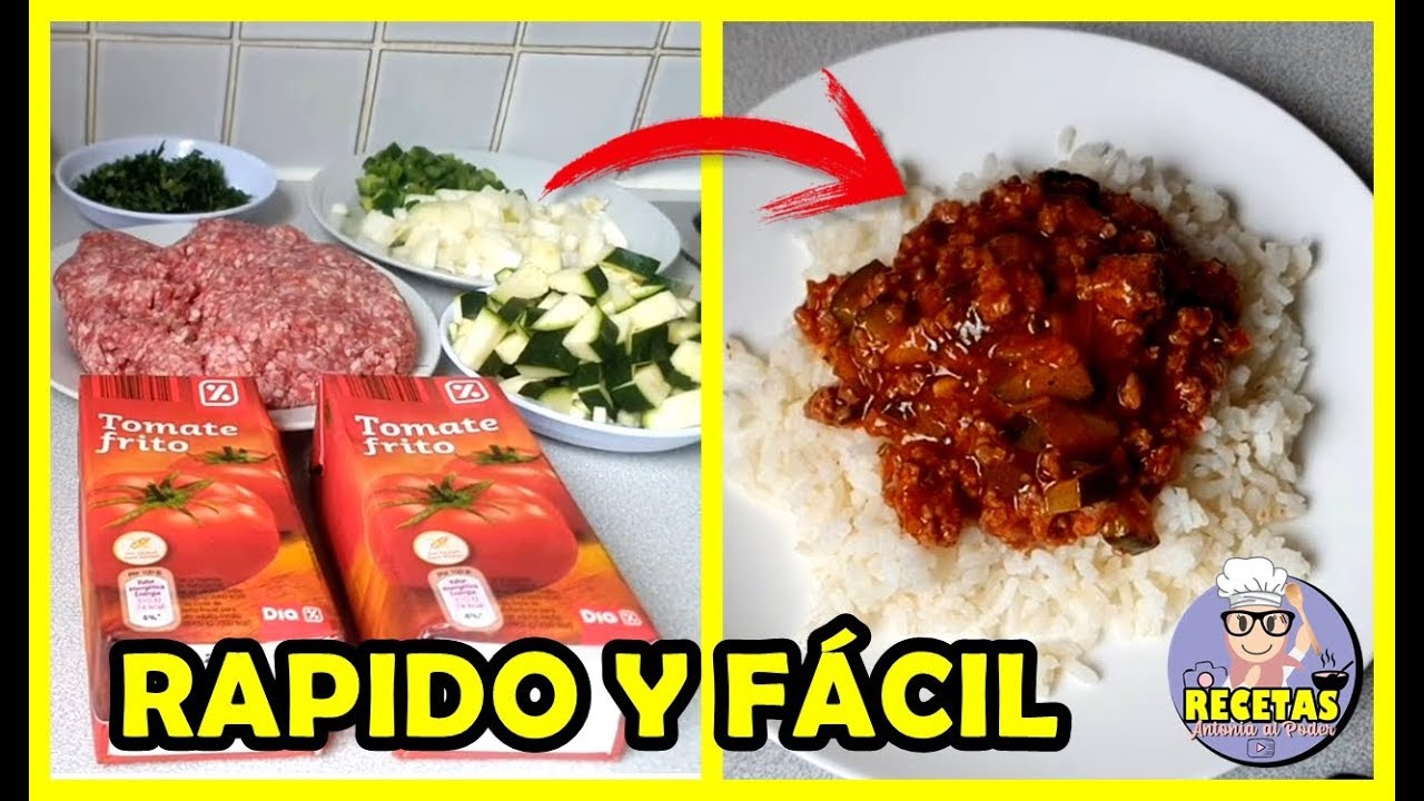 ARROZ A LA BOLOÑESA!!! SÚPER FÁCIL