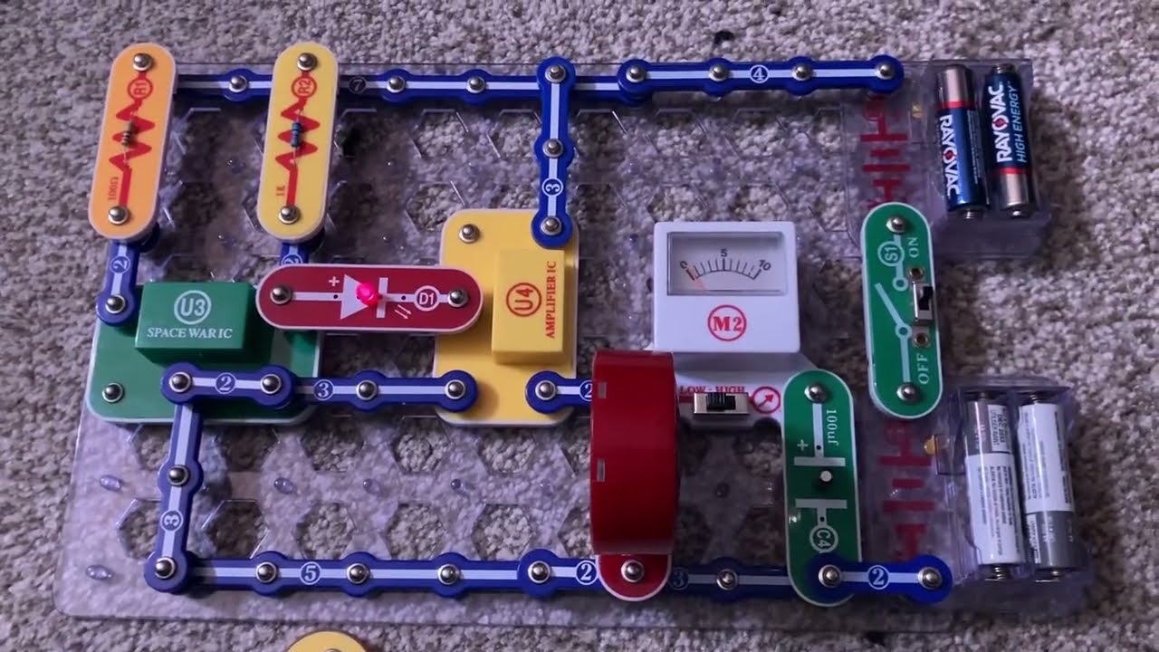 Snap Circuits Extreme SC-750: проекты 578-600