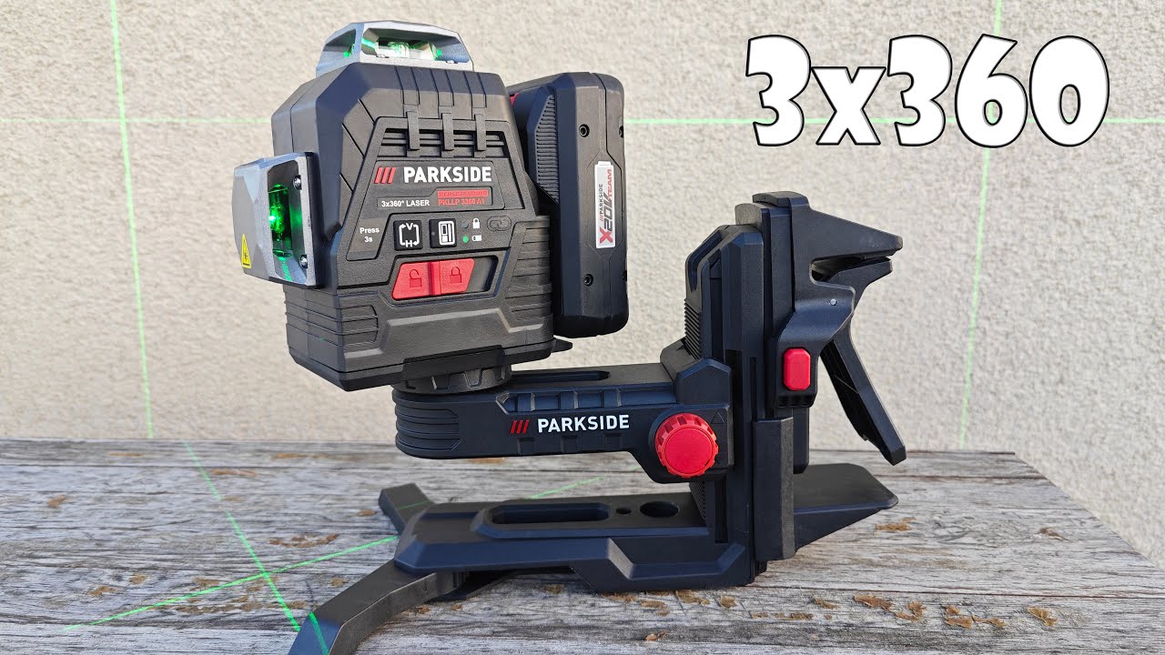 Лазерный нивелир Parkside Performance 3x360 PKLLP 3360 A1