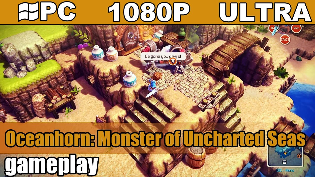 Oceanhorn: Monster of Uncharted Seas gameplay HD [PC - 1080p] - Action RPG