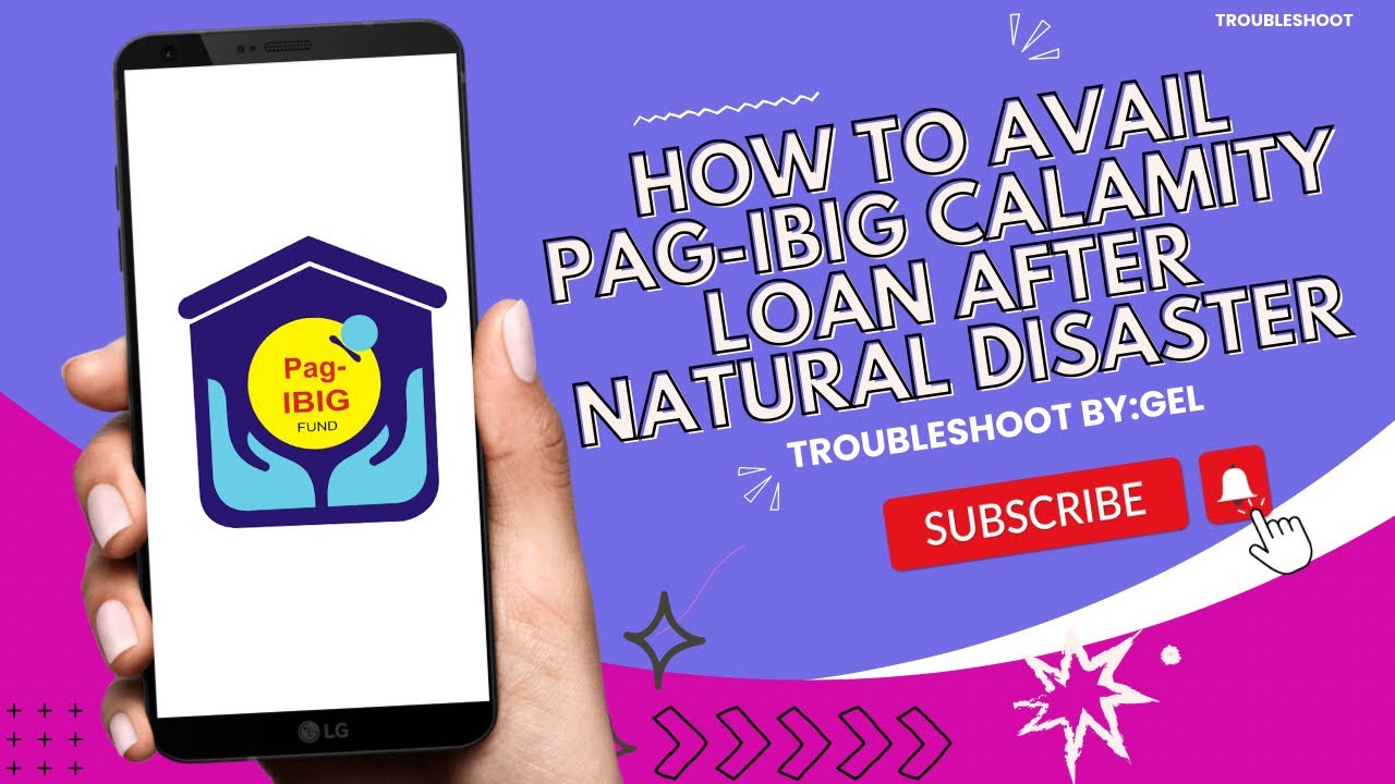 HOW TO AVAIL PAG‑IBIG CALAMITY LOAN AFTER NATURAL DISASTER | TROUBLESHOOT